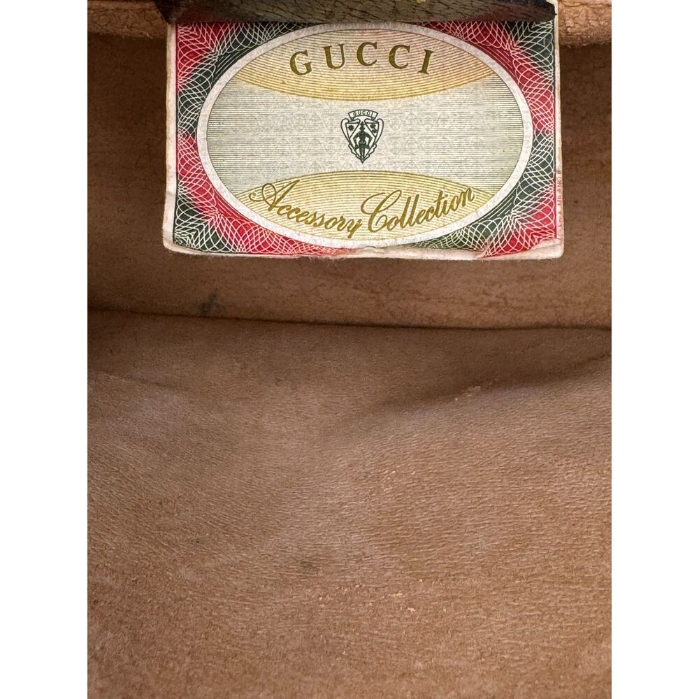 Vintage Gucci GG Supreme Web Sherry Line PVC Boston Bag Purse Italy - Picture 12 of 15